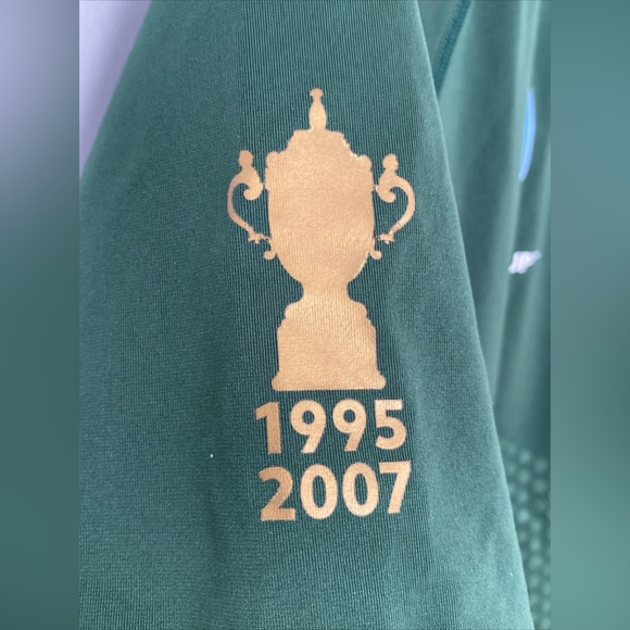 Asics SPRINGBOKS SOUTH AFRICA RUGBY WORLD CUP 2019 JERSEY Size L VGC - Picture 7 of 15